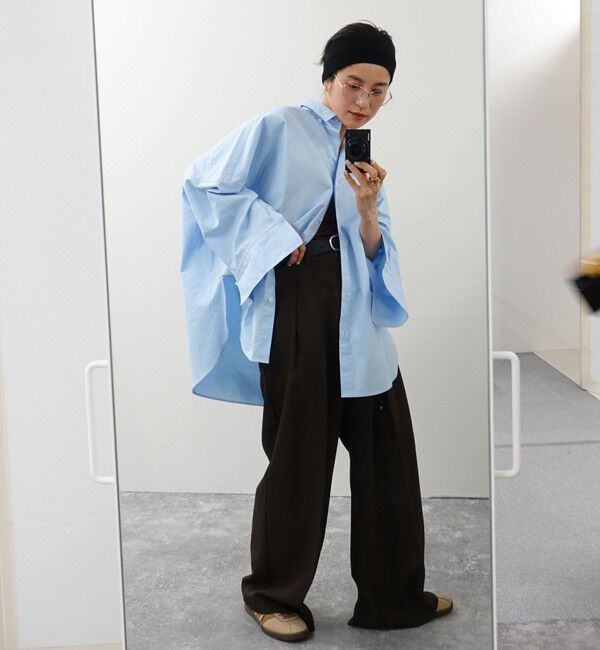 NOLLEY'S「【MAQWEL/マクウェル】オックスシャツ」|シャツ・ブラウス|