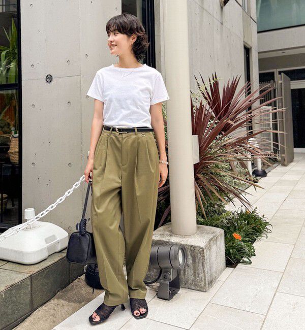 NOLLEY'S「【MAQWEL/マクウェル】MARUDOハーフスリーブTee」|Tシャツ・カットソー|