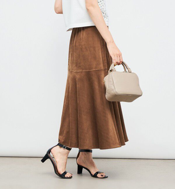 NOLLEY'S「《セットアップ対応》ウォッシャブルストレッチスエードフレアスカート」|フレア|