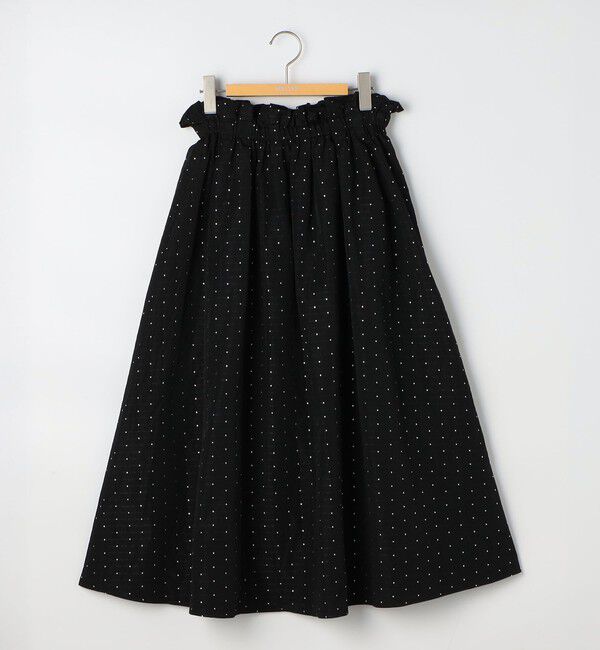 NOLLEY'S sophi「ウォッシャブルラメジャガードフレアスカート」|スカート|