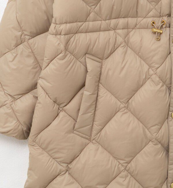 NOLLEY'S「【TAION/タイオン】別注ミドル丈Aラインフードダウン」|ダウン|