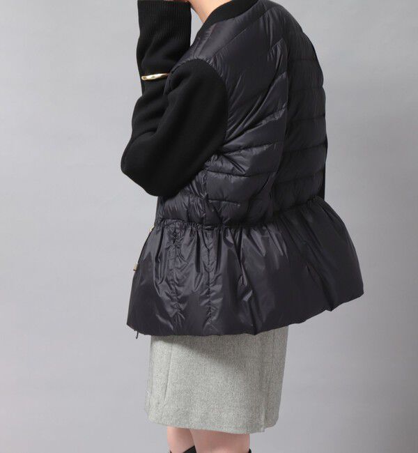 NOLLEY'S「【TAION/タイオン】別注ニットコンビダウンジャケット」|ダウン|