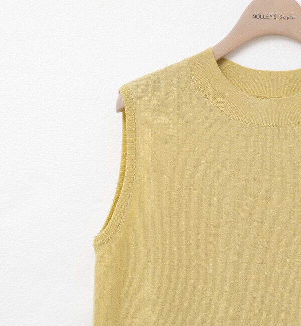 NOLLEY'S sophi「《アンサンブル対応》《手洗い可能》W混ラメハイネックプルオーバーニット」|ニット・セーター|