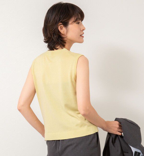 NOLLEY'S sophi「《アンサンブル対応》《手洗い可能》W混ラメハイネックプルオーバーニット」|ニット・セーター|