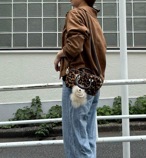 NOLLEY'S sophi「【CHRISTIAN VILLA/クリスチャンヴィラ】  レオパードハラコボストンバッグ」|ボストンバッグ|