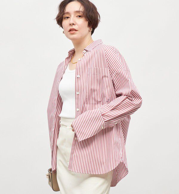 NOLLEY'S「MY STANDARD シャツ」|シャツ・ブラウス|レッド系その他3