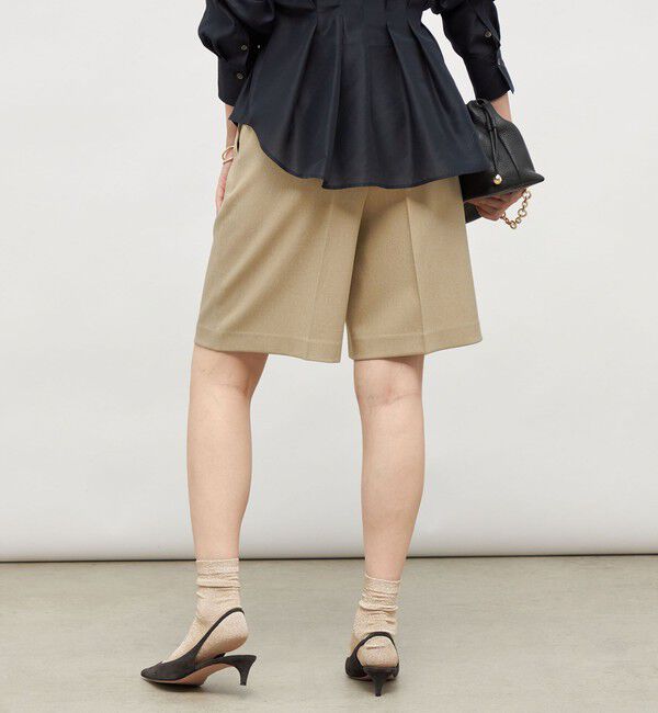 NOLLEY'S「《セットアップ対応》ウォッシャブルウール調ストレッチハーフパンツ」|その他|