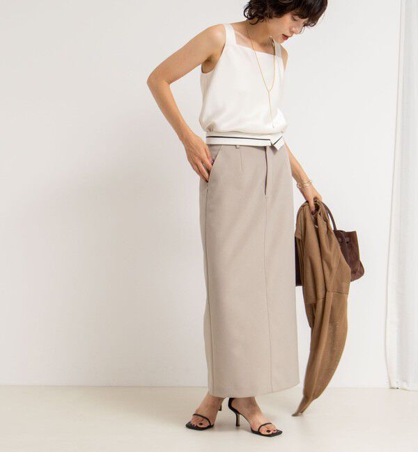 NOLLEY'S sophi「トリアセサテン前後2WAYタンクトップ」|タンクトップ|