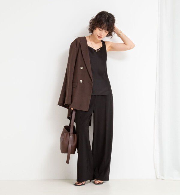 NOLLEY'S sophi「トリアセサテン前後2WAYタンクトップ」|タンクトップ|