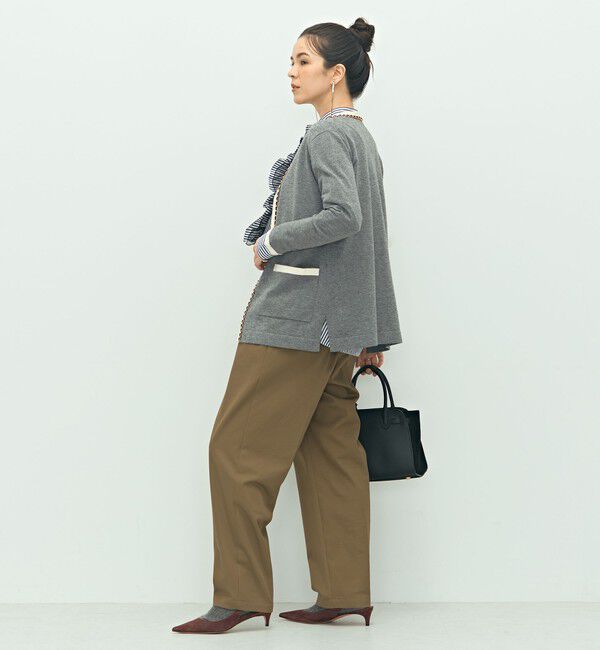 NOLLEY'S「チェーンブレード長めVネックカーディガン」|カーディガン|