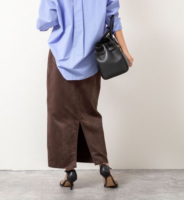 NOLLEY'S sophi「《セットアップ対応》フェイクスエードハイウエストタイトスカート」|スカート|