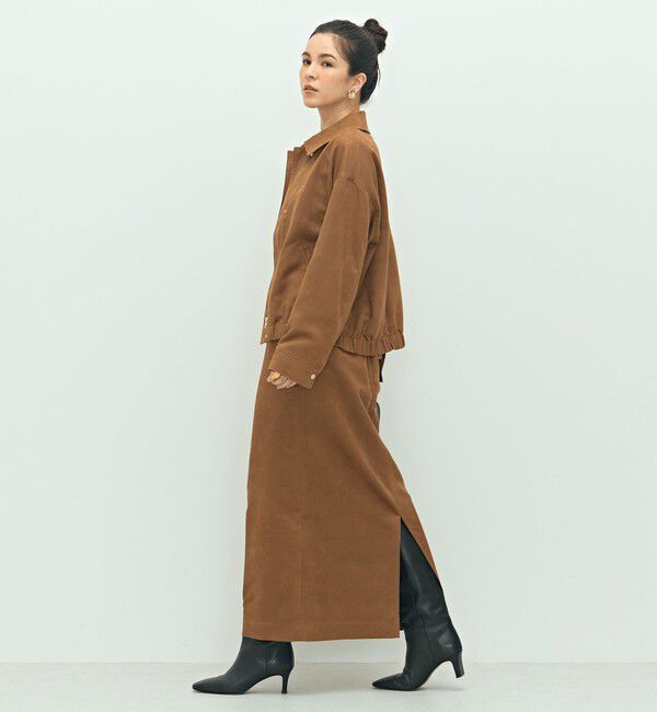 NOLLEY'S sophi「《セットアップ対応》フェイクスエードハイウエストタイトスカート」|スカート|