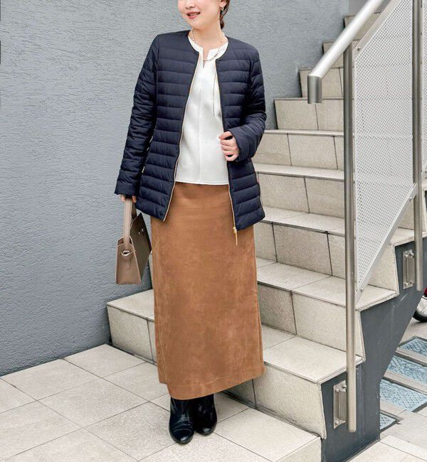 NOLLEY'S sophi「《セットアップ対応》フェイクスエードハイウエストタイトスカート」|スカート|