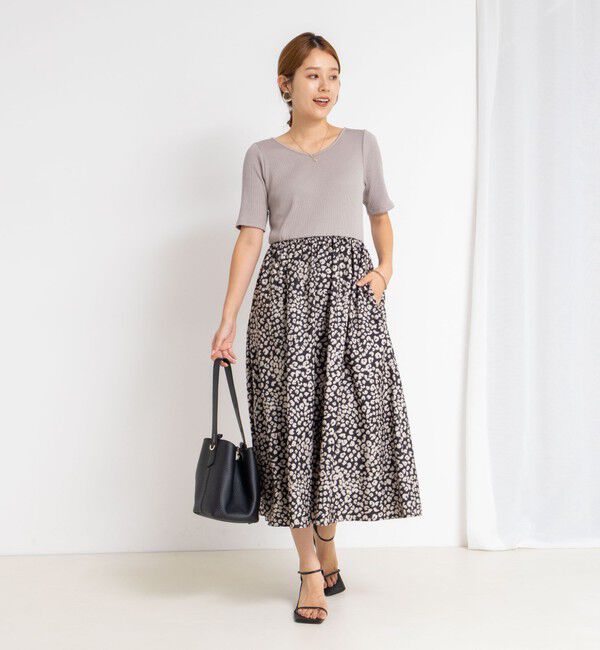 NOLLEY'S sophi「ウォッシャブルカット&times;タフタドッキングワンピース」|ワンピース|