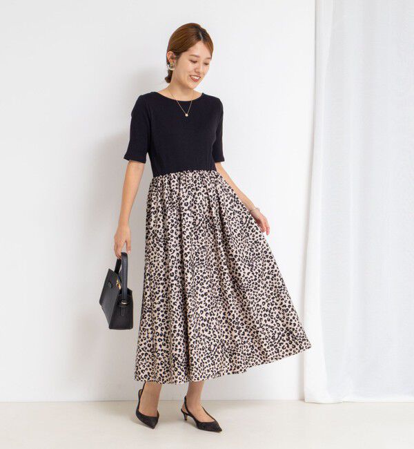 NOLLEY'S sophi「ウォッシャブルカット&times;タフタドッキングワンピース」|ワンピース|