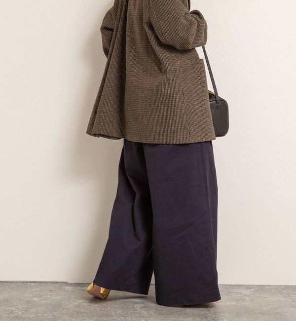MAQWEL「【MAQWEL/マクウェル】ウォッシャブルタックワイドパンツ」|その他|