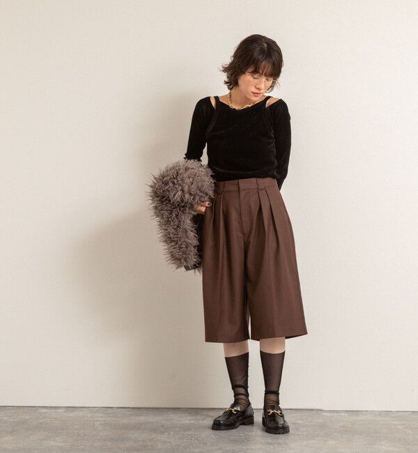 MAQWEL「【MAQWEL/マクウェル】ウォッシャブルバミューダパンツ」|その他|