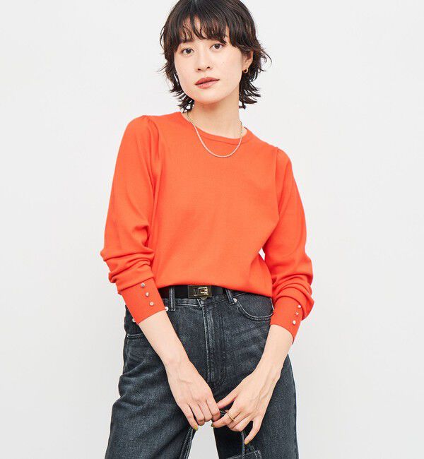 NOLLEY'S「プリーツ衿取り外しプルオーバーニット」|ニット・セーター|