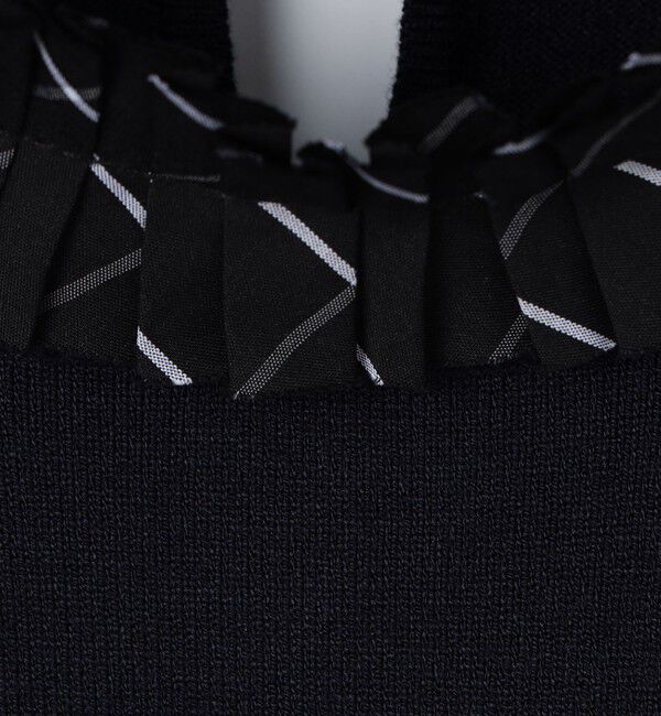 NOLLEY'S「プリーツ衿取り外しプルオーバーニット」|ニット・セーター|