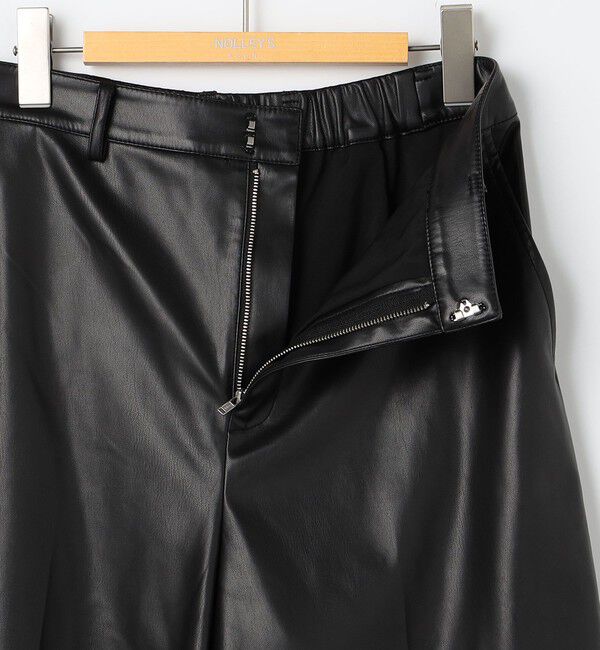 NOLLEY'S sophi「《セットアップ対応》ウォッシャブルフェイクレザーハーフパンツ」|その他|