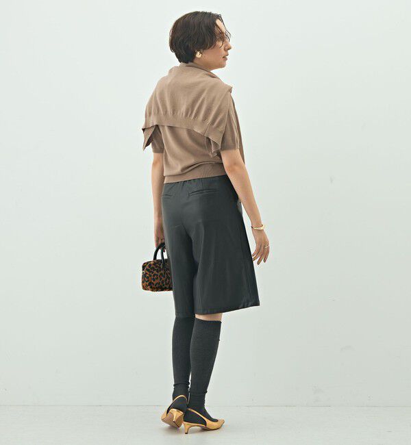 NOLLEY'S sophi「《アンサンブル対応》《手洗い可能》ウール100％5分袖プルオーバーニット」|ニット・セーター|