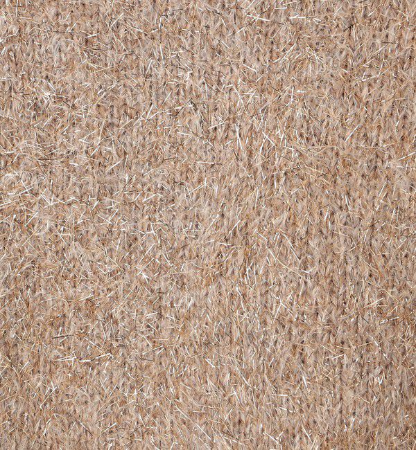 NOLLEY'S sophi「キラキラフェザー2WAY5分袖プルオーバーニット」|カーディガン|