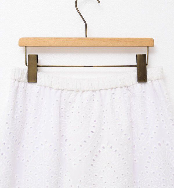 MAQWEL「【MAQWEL/マクウェル】《セットアップ対応》ウォッシャブルエンブロイダリーレーススカート」|スカート|