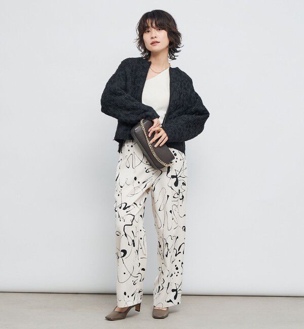 NOLLEY'S「レースコンビニットブルゾン」|カーディガン|