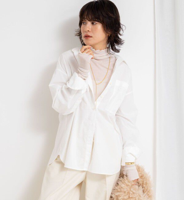 NOLLEY'S「MY STANDARD ウォッシャブルリブタートルネック」|Tシャツ・カットソー|