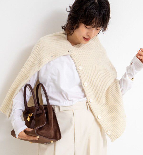 NOLLEY'S「《手洗い可能》2WAYニットポンチョ」|ニット・セーター|