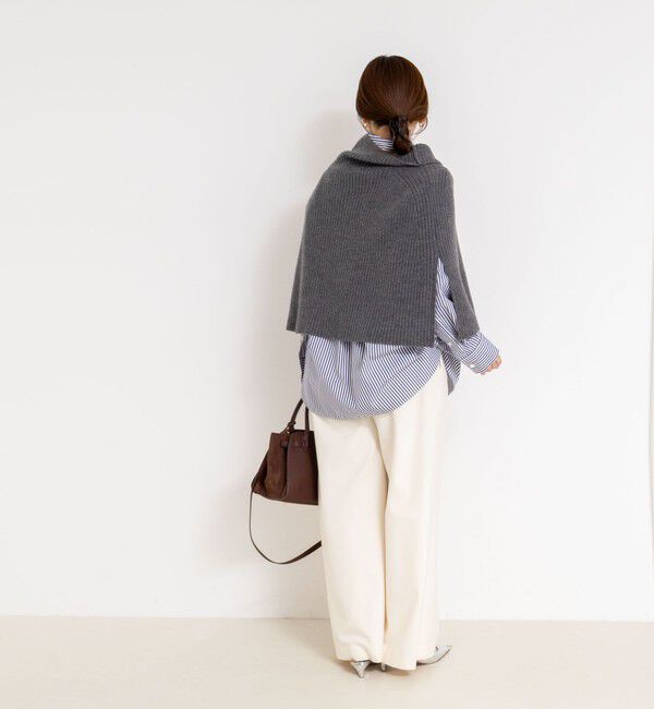 NOLLEY'S「《手洗い可能》2WAYニットポンチョ」|ニット・セーター|