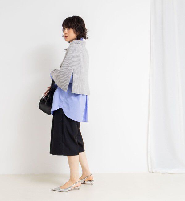 NOLLEY'S「《手洗い可能》2WAYニットポンチョ」|ニット・セーター|