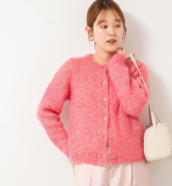 NOLLEY'S「モヘアスパンコールカーディガン」|カーディガン|