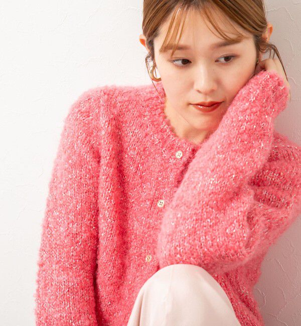 NOLLEY'S「モヘアスパンコールカーディガン」|カーディガン|