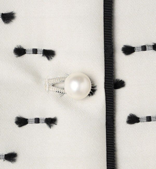 NOLLEY'S「《セットアップ対応》ウォッシャブルリボンジャガード2WAYブラウス」|シャツ・ブラウス|