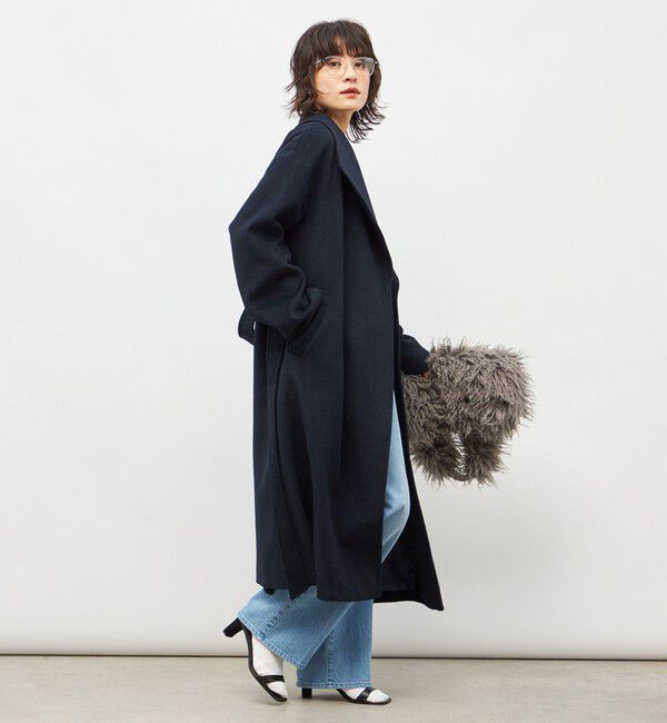 NOLLEY'S sophi「【一部WEB限定色】アンゴラビーバーベルテッドロングコート」|その他|