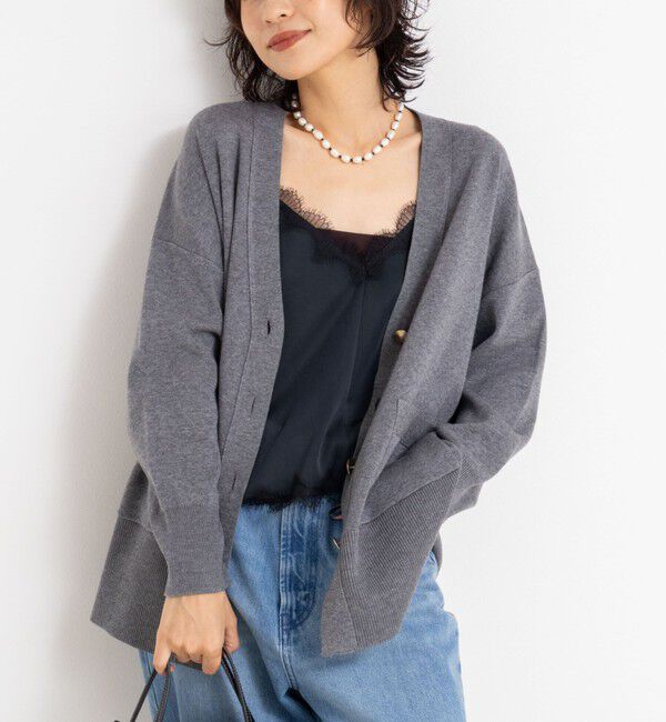 NOLLEY'S sophi「ウォッシャブルレーストリミングサテンキャミブラウス」|キャミソール|