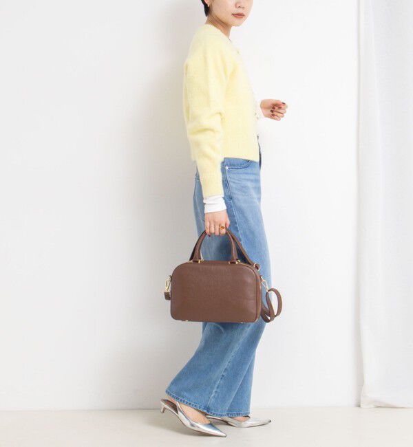 NOLLEY'S sophi「ヘアリーメタル釦クルーネックカーディガン」|カーディガン|