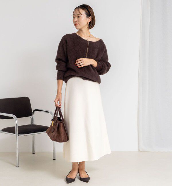 NOLLEY'S sophi「《セットアップ対応》ウォッシャブルダンボールフレアスカート」|フレア|