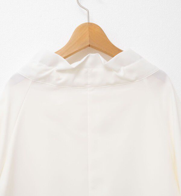 NOLLEY'S「ウォッシャブル衿ギャザーリボンブラウス」|シャツ・ブラウス|
