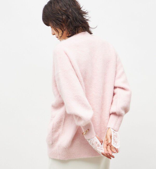 NOLLEY'S sophi「カシミヤ混ヘアリーVネックカーディガン」|カーディガン|