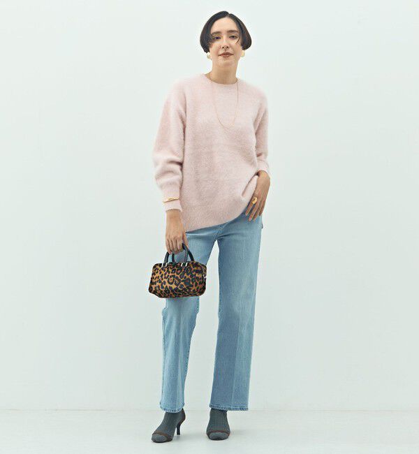 NOLLEY'S sophi「カシミヤ混ヘアリークルーネックプルオーバー」|ニット・セーター|