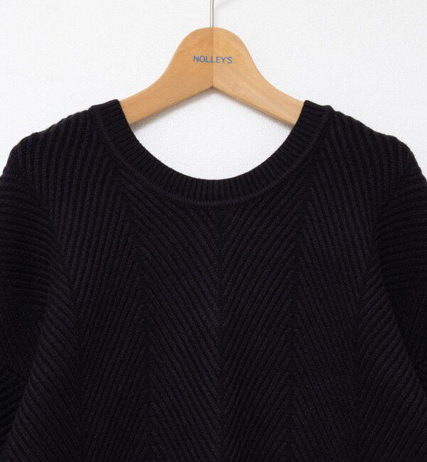 NOLLEY'S「《手洗い可能》2WAYラビットファーニットカーディガン」|カーディガン|