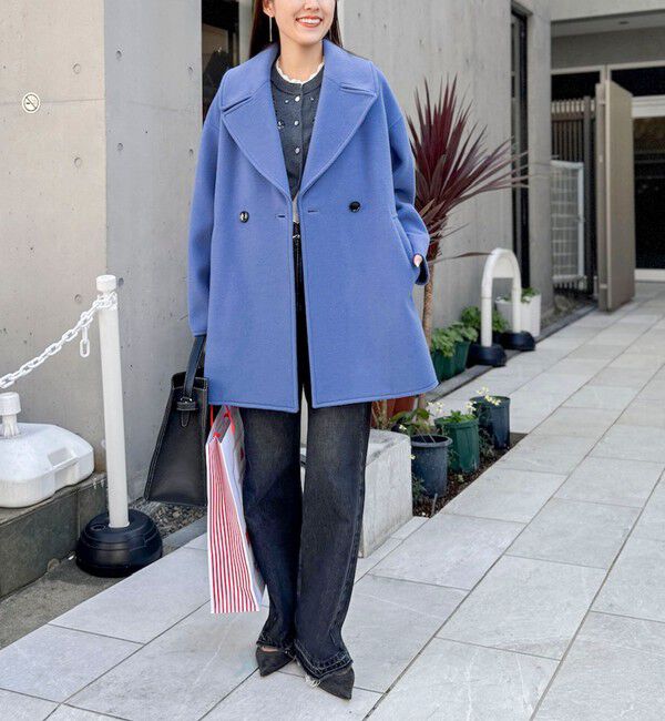 NOLLEY'S「【一部WEB限定アイテム】SP140リバーコート起毛メルトン仕上げ」|その他|