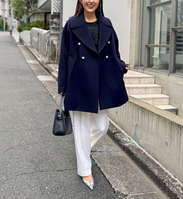 NOLLEY'S「【一部WEB限定アイテム】SP140リバーコート起毛メルトン仕上げ」|その他|