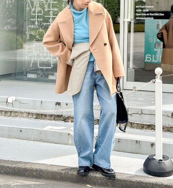 NOLLEY'S「【一部WEB限定アイテム】SP140リバーコート起毛メルトン仕上げ」|その他|