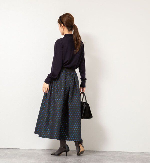 NOLLEY'S「《手洗い可能》16Gマレー襟付きカーディガン」|カーディガン|