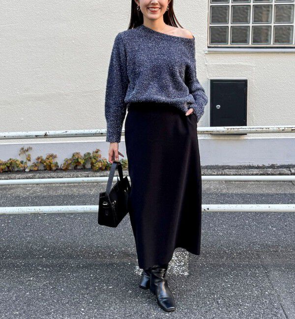 NOLLEY'S「【一部WEB限定カラー＆サイズ】ウォッシャブルＷジャージタイトスカート」|タイト|