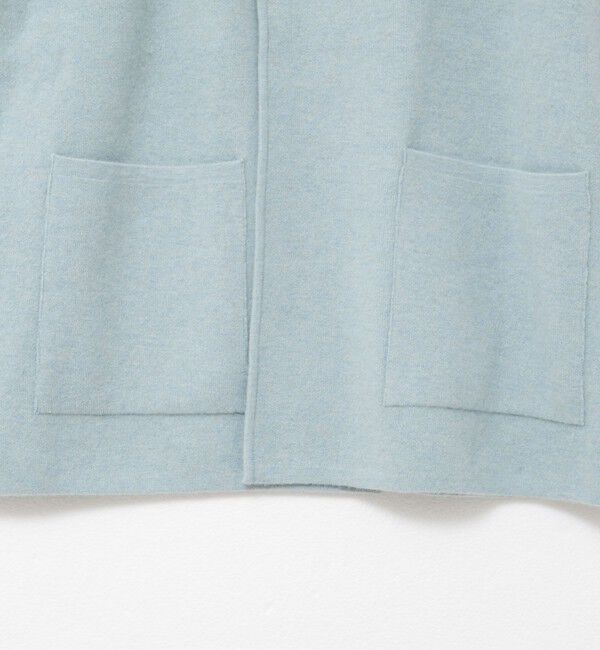 Rie Miller「ハーフ丈フーディー リバー風ニットコート」|その他|