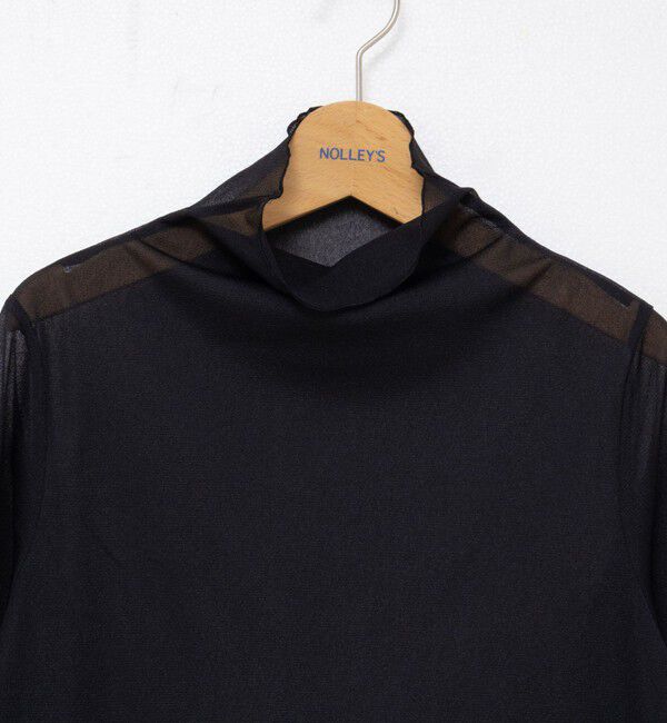 NOLLEY'S sophi「ウォッシャブルシアーオーガンジータートルネック」|Tシャツ・カットソー|